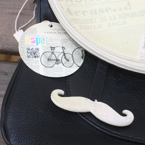 ESPE Mustache Purse NWT Movember - Picture 2 of 8